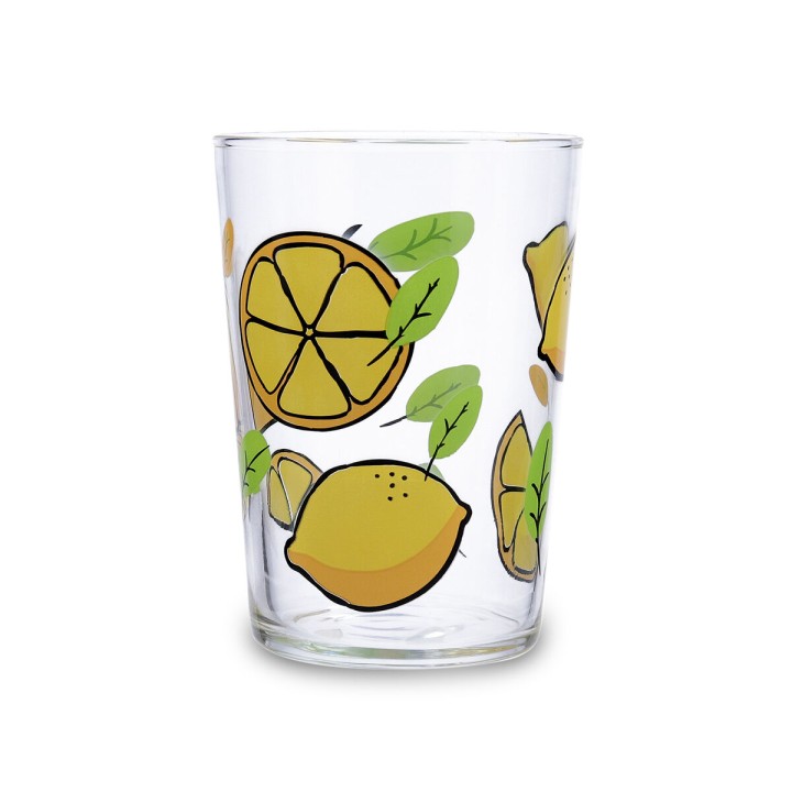 Verre d'eau Luminarc Limones Multicouleur verre Citron 500 ml (6 Unités)