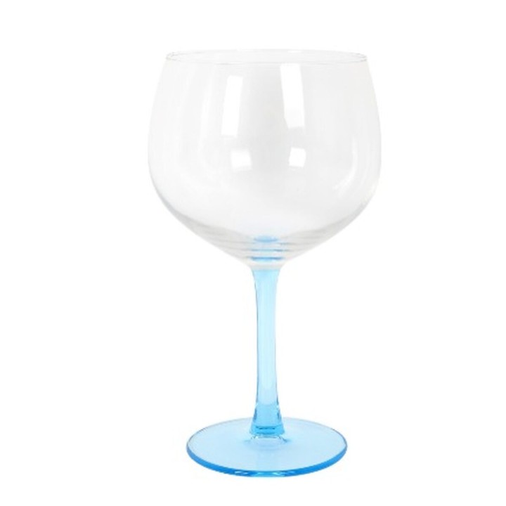 Set de Verres pour Gin Tonic Inde Bleu 650 ml 9 x 11 x 19 cm