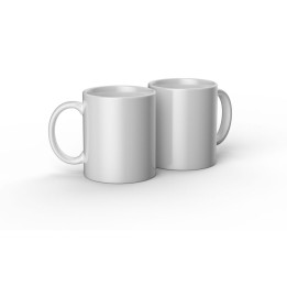 Tasse personnalisable pour plotter de découpe Cricut 12 Oz Blanc (2 Unités)