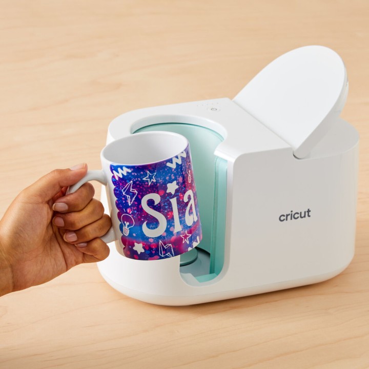 Tasse personnalisable pour plotter de découpe Cricut 12 Oz Blanc (2 Unités)