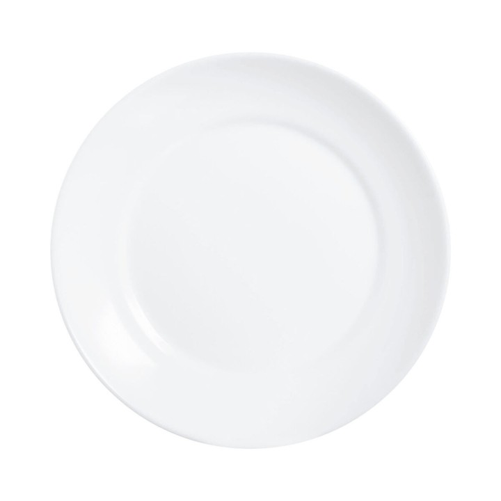 Assiette à dessert Luminarc Apy Blanc verre Ø 18 cm (12 Unités)
