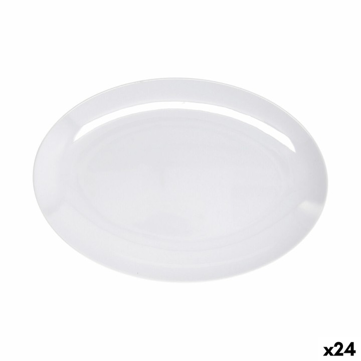 Lot de 24 · Plateau Quid Select Basic Blanc Mélamine 30,5 x 21,2 cm