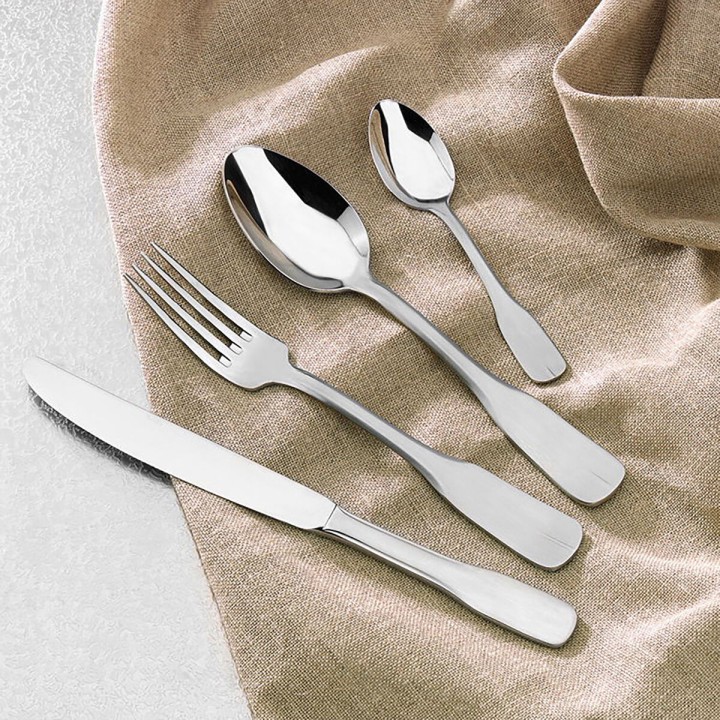 Ensemble de couteaux à viande Amefa Vieux Paris Satine Métal Acier inoxydable 12 Unités