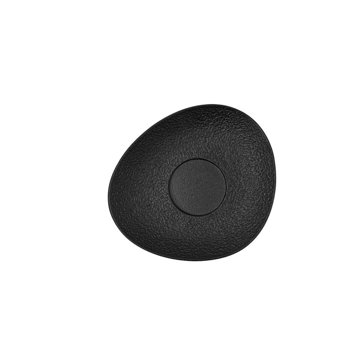 Lot de 8 · Assiette Bidasoa Fosil Noir Céramique Alumine 15,8 x 13,8 x 2 cm Café