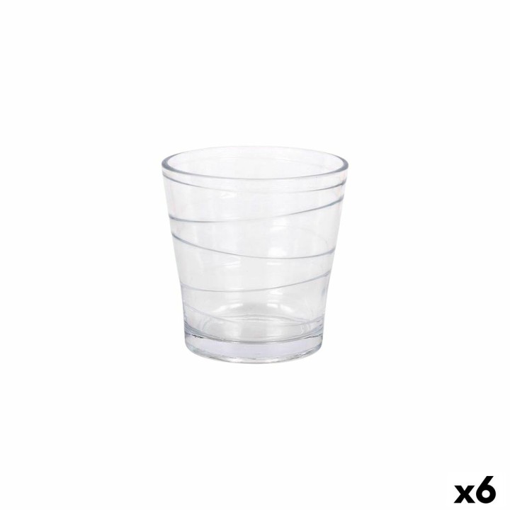 Set de Verres La Mediterránea Rock aros 6 Pièces (6 Unités)