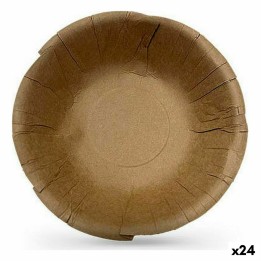 Lot de 24 · Set de Bols Algon Produits à usage unique papier kraft 6 Pièces 450 ml