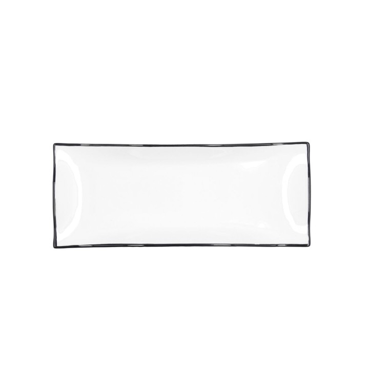 Lot de 6 · Plateau apéritif Quid Gastro Blanc Céramique 29,5 x 11 x 3 cm