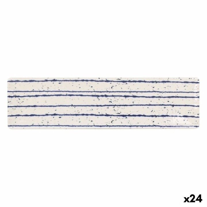 Lot de 24 · Plat à Gratin La Mediterránea Arago Rectangulaire 30 x 8 x 2 cm