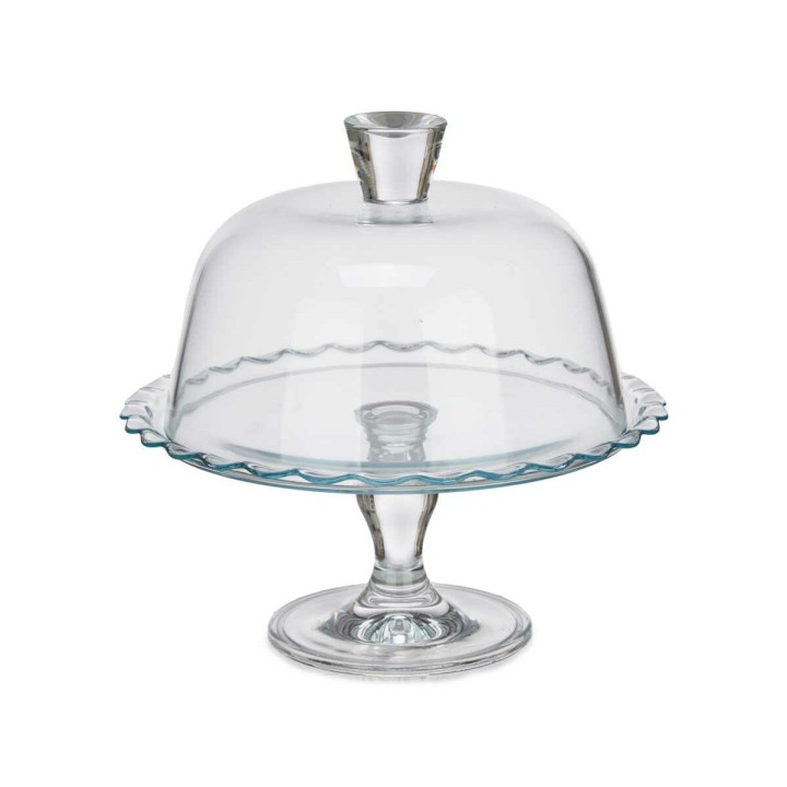 Plat à tarte Pasabahce Transparent verre 26 x 26 x 26 cm (2 Unités)
