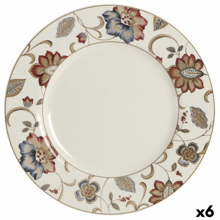 Lot de 6 · Assiette plate Queen´s By Churchill Jacobean Floral Ø 27,3 cm Céramique Vaisselle