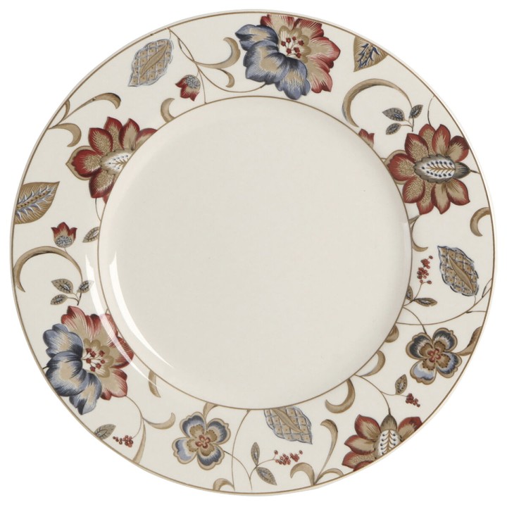 Lot de 6 · Assiette plate Queen´s By Churchill Jacobean Floral Ø 27,3 cm Céramique Vaisselle