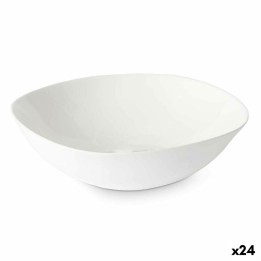 Plat à Gratin Vivalto Blanc Verre opalin Carré 21,5 x 7 x 21,5 cm (24 Unités)