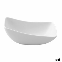 Bol pour Apéritifs Ariane Vital Square Blanc Céramique Carré (6 Unités)