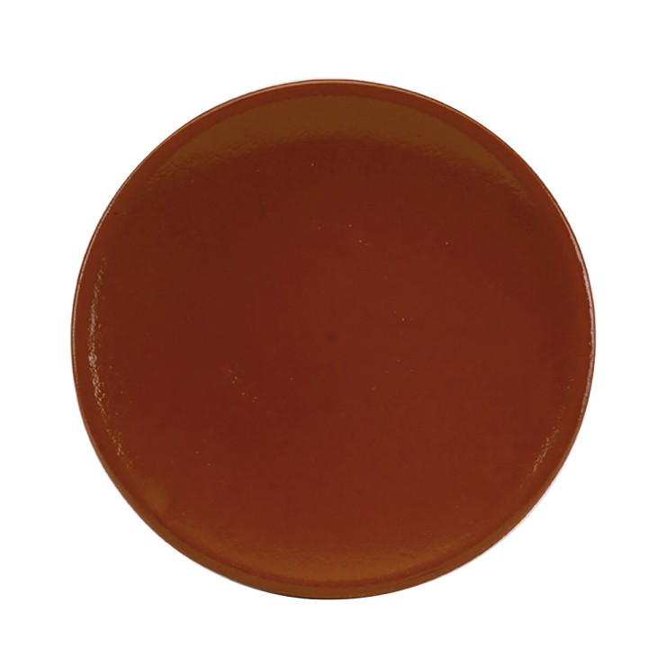 Lot de 9 · Plateau Raimundo Barro Profesional Marron Céramique Faïence Ø 28 cm Réfracteur