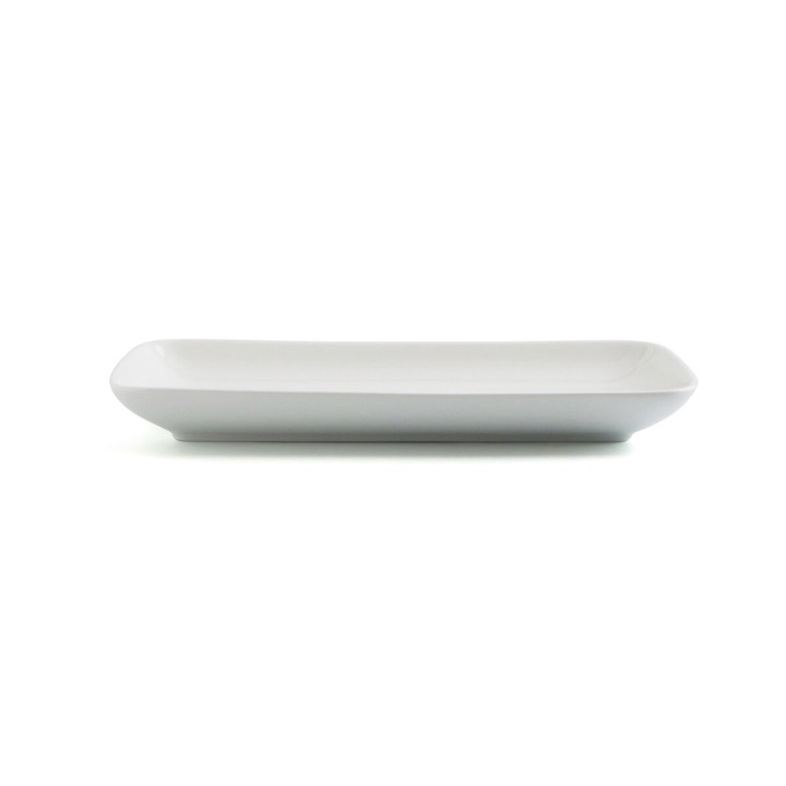 Lot de 6 · Plat à Gratin Ariane Vital Coupe Rectangulaire Céramique Blanc (28 x 14 cm)