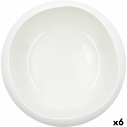 Bol pour Apéritifs Ariane Organic Blanc Céramique Ø 21 cm (2 Unités)