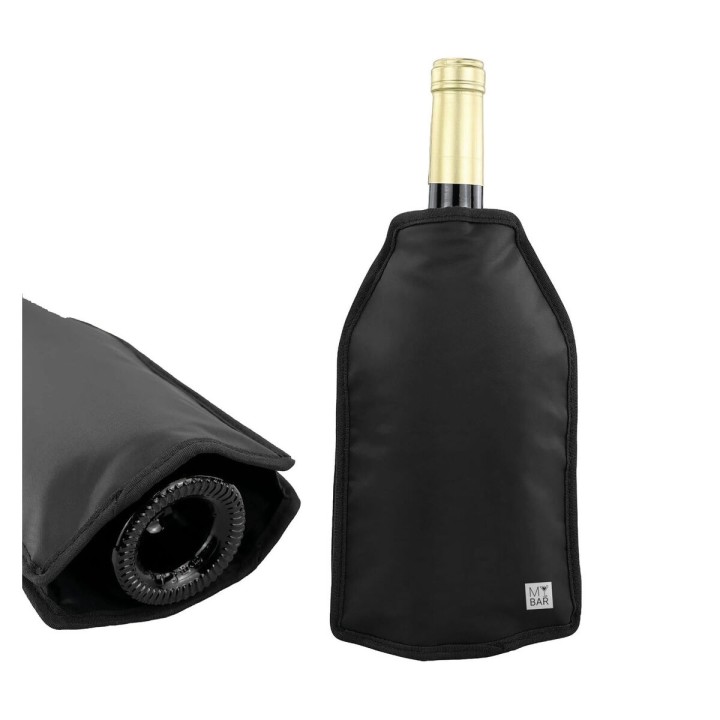 Lot de 24 · Refroidisseur de Bouteilles My Bar Noir 15 x 23 cm