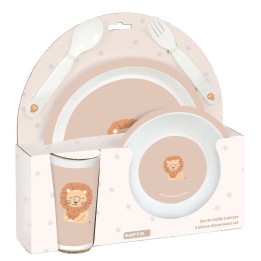 Ensemble Vaisselle pour Enfants Safta Leon PVC