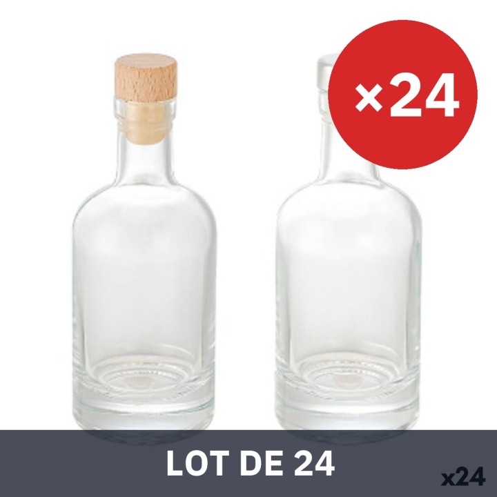 Lot de 24 · Bouteille en Verre La Mediterránea verre 100 ml
