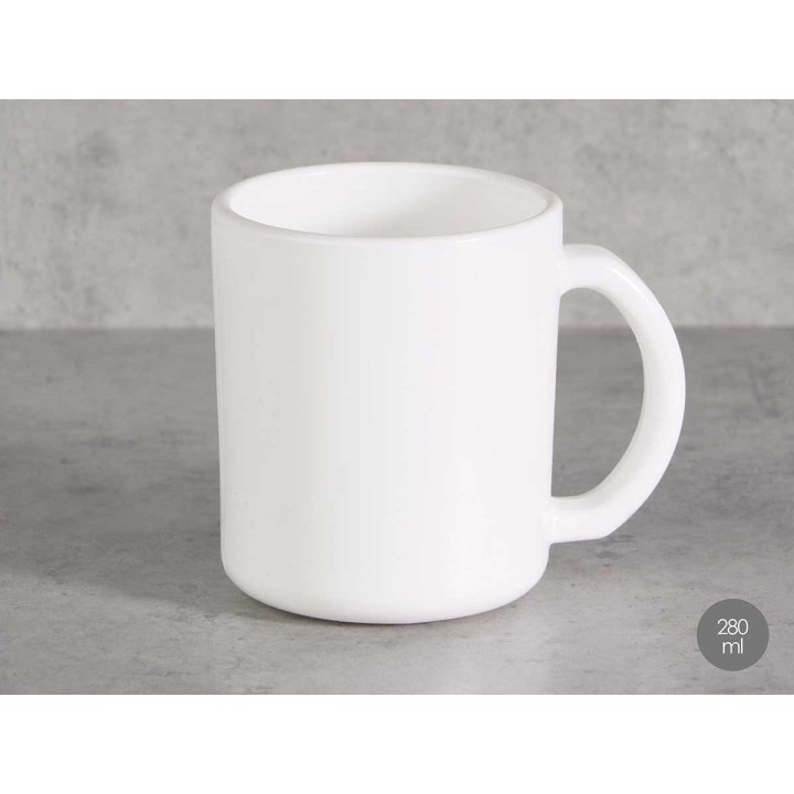 Lot de 6 · Tasse mug Vivalto Blanc 280 ml