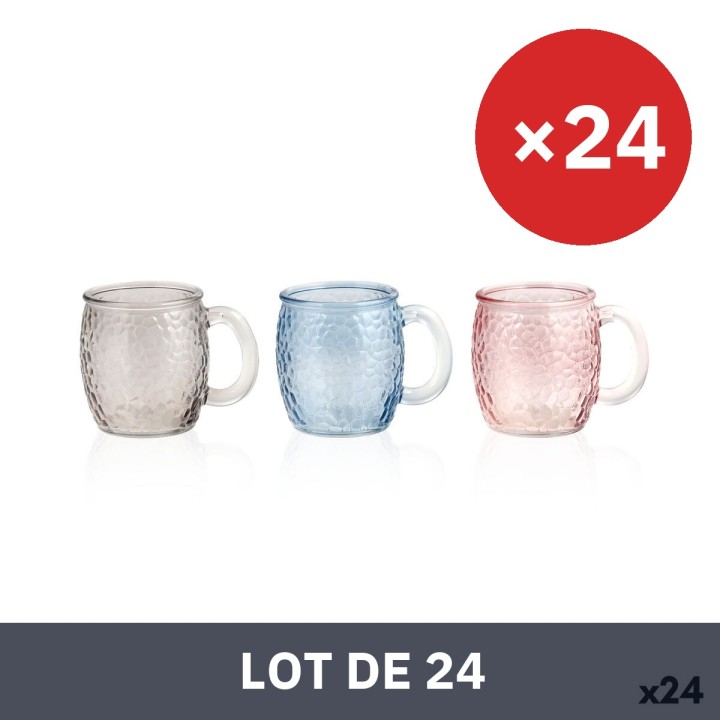 Lot de 24 · Tasse mug La Mediterránea STONES 350 ml