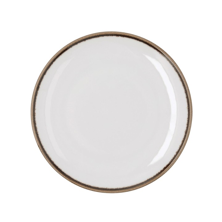 Lot de 6 · Assiette plate Bidasoa Orion Hydrozero Blanc Céramique Ø 25 cm