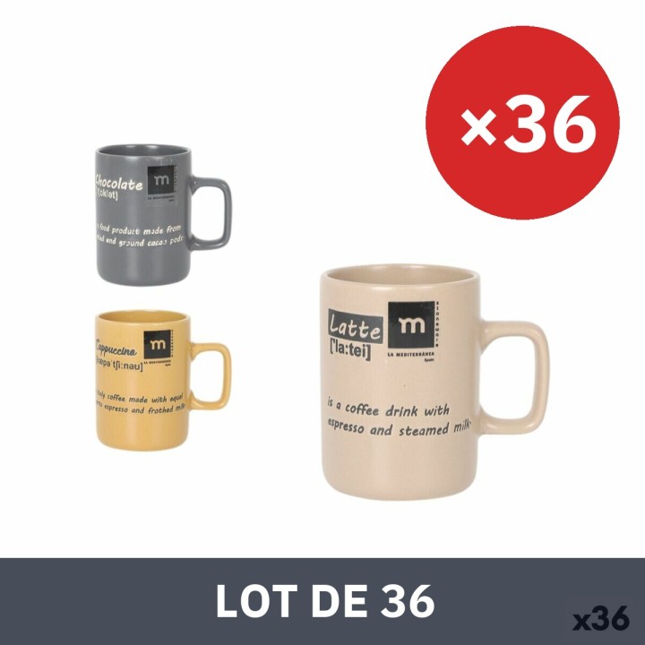 Lot de 36 · Tasse La Mediterránea
