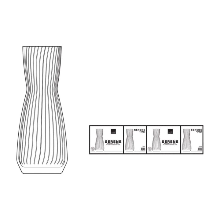 Lot de 6 · Bouteille en Verre La Mediterránea 1 L