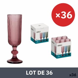 Lot de 36 · Coupe de champagne Santa Clara Sonella Violet