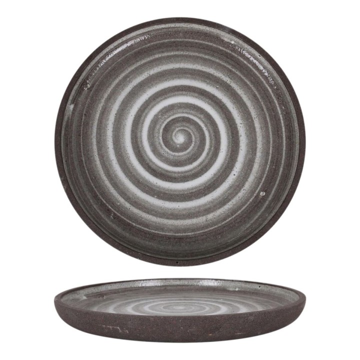 Lot de 3 · Assiette plate Krakatoa Ø 27 cm