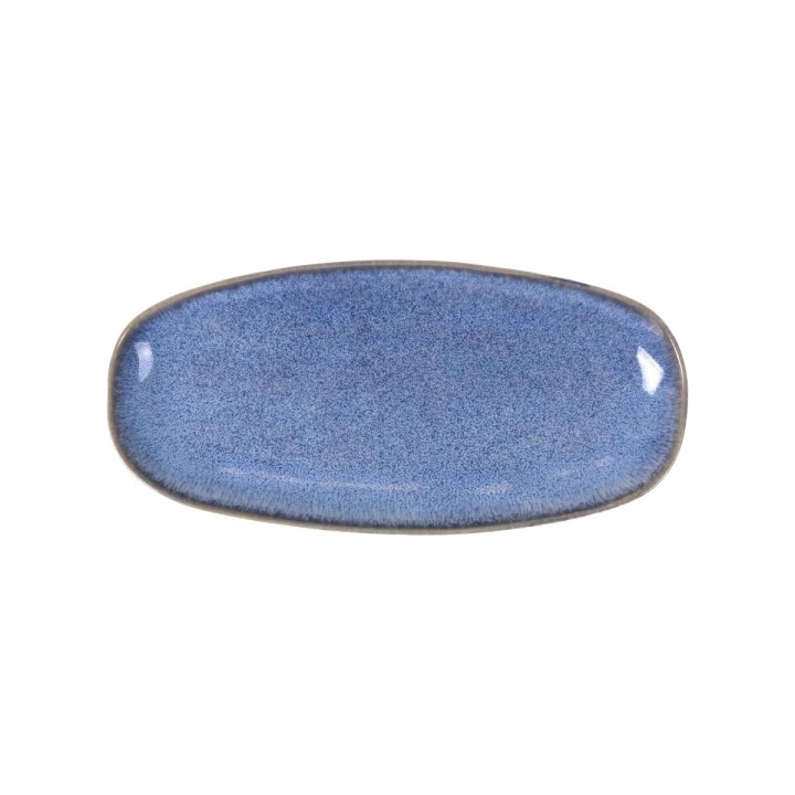 Lot de 12 · Plat à Gratin La Mediterránea Macarella blue Oblongue 33 x 14,8 x 2,7 cm