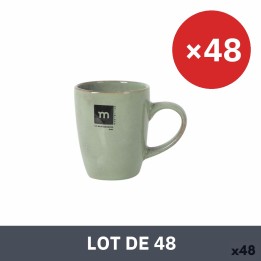 Lot de 48 · Tasse mug La Mediterránea Macarella green 230 ml 0,23 l