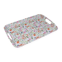 Plateau Versa Mélamine 31 x 3 x 46,2 cm Fleurs