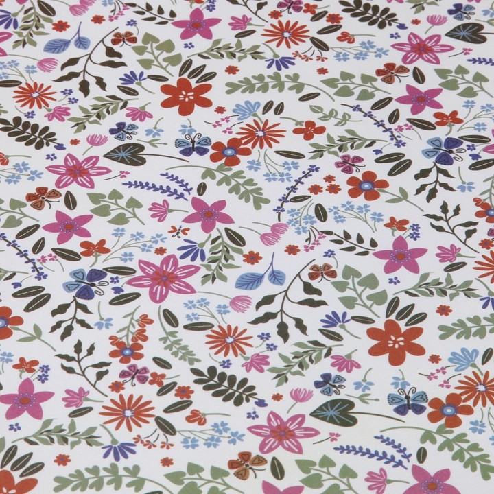 Plateau Versa Mélamine 31 x 3 x 46,2 cm Fleurs