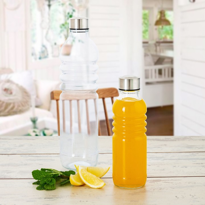 Lot de 6 · Bouteille Quid Fresh Transparent verre 1,25 L