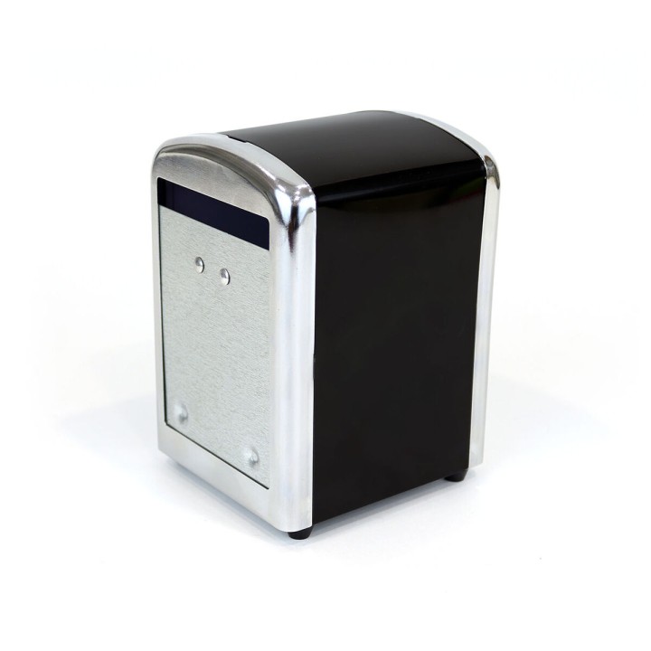 Lot de 12 · Rond de serviette de table Quttin Noir 10,6 x 9,6 x 13,9 cm Hôtellerie