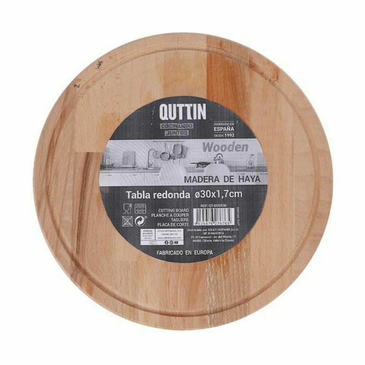 Lot de 8 · Plateau de service Quttin Quttin Ronde Ø 30 x 1,7 cm