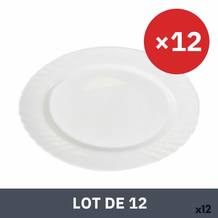 Lot de 12 · Plat à Gratin La Mediterránea Everett Oblongue 36 x 25 x 2 cm