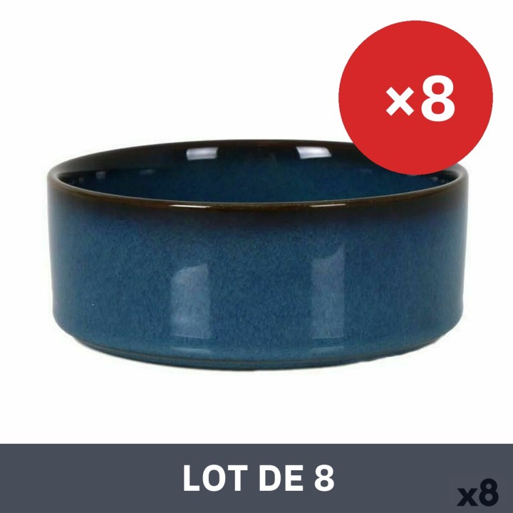 Lot de 8 · Ensemble à apértif La Mediterránea Chester Bleu 20 x 8 cm 20 x 20 x 8 cm