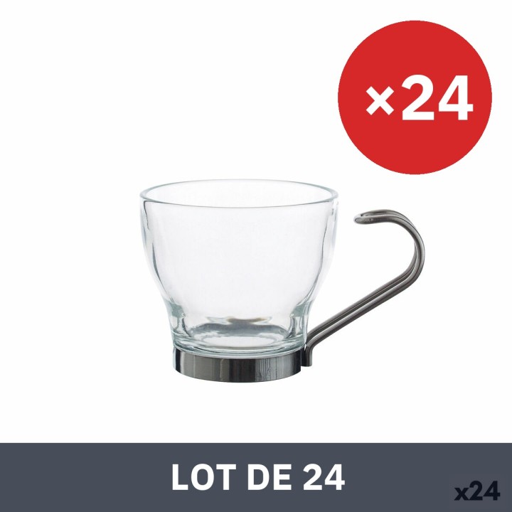 Lot de 24 · Ensemble de tasses à café La Mediterránea Amberg 100 ml 3 Pièces
