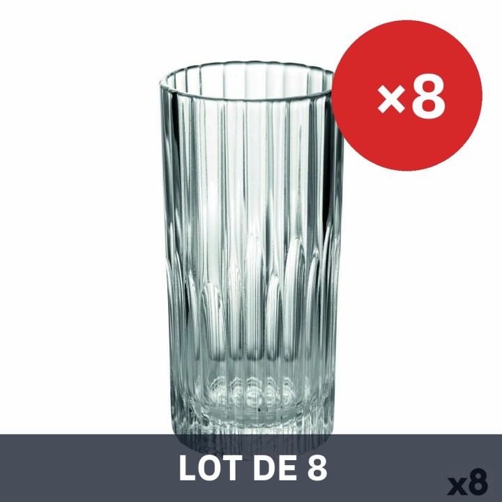 Lot de 8 · Set de Verres Duralex Manhattan Transparent 6 Pièces 305 ml