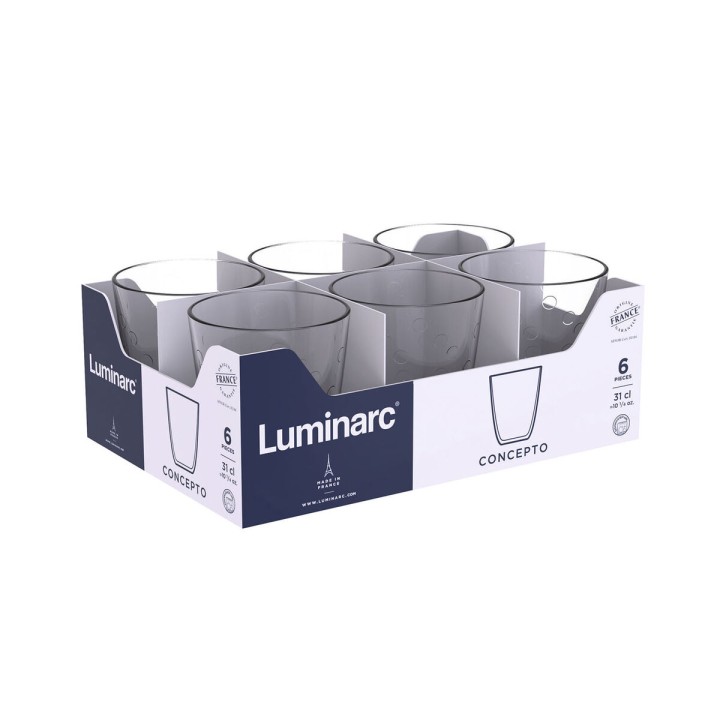 Lot de 24 · Verre Luminarc Concepto Bulle Transparent verre 310 ml
