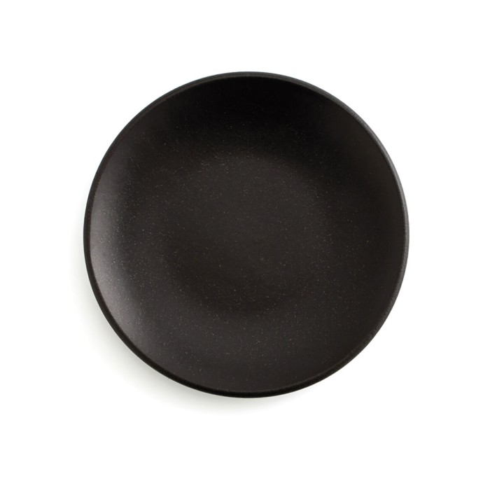 Lot de 8 · Assiette plate Anaflor Barro Anaflor Noir Faïence Ø 29 cm Viande
