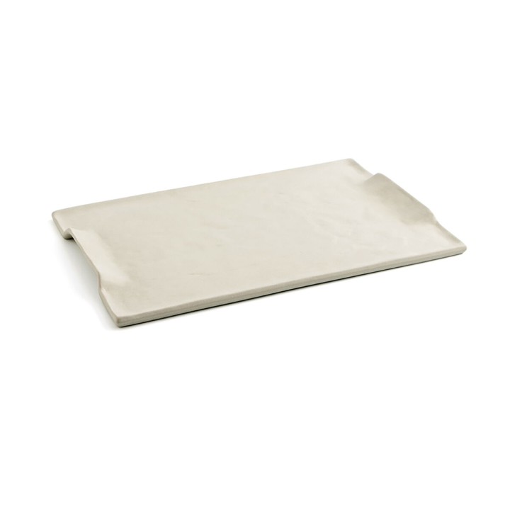 Lot de 6 · Plateau apéritif Quid Mineral Gres Beige Céramique 35 x 23 cm