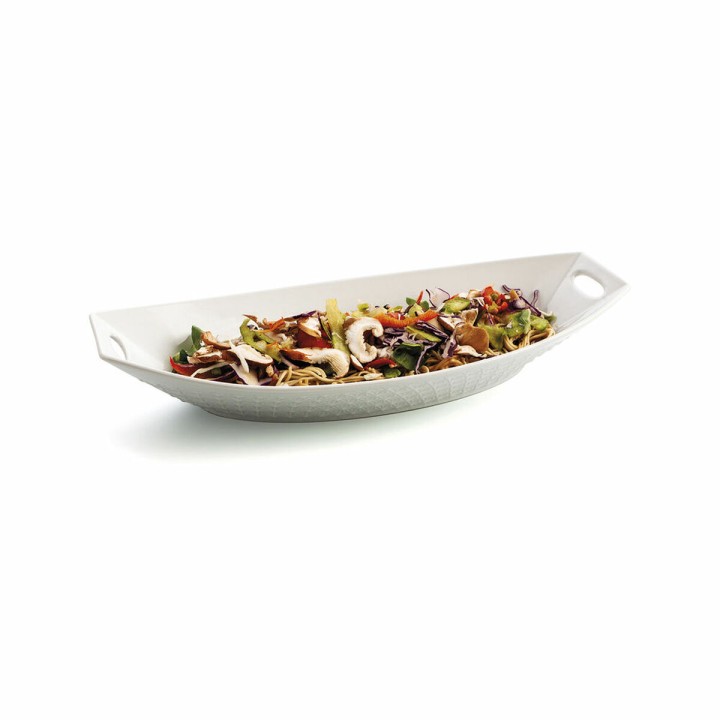 Lot de 4 · Plat à Gratin Quid Gastro Céramique Blanc (39,5 x 19 x 8 cm)
