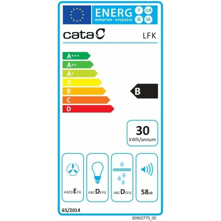 Hotte de cuisine Cata LFK6001X
