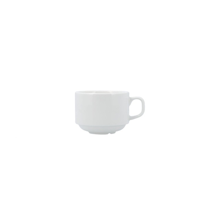 Tasse de café et de thé Bidasoa Serenity Hydrozero Blanc Céramique 230 ml (6 Unités)