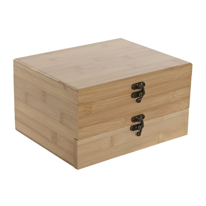 Set d'Accessoires pour Vin Home ESPRIT Naturel Bambou Acier inoxydable