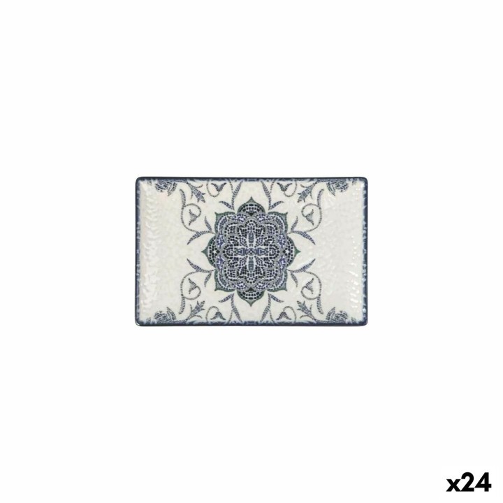 Plat à Gratin La Mediterránea Rosetta Rectangulaire 20 x 13 x 2 cm (24 Unités)