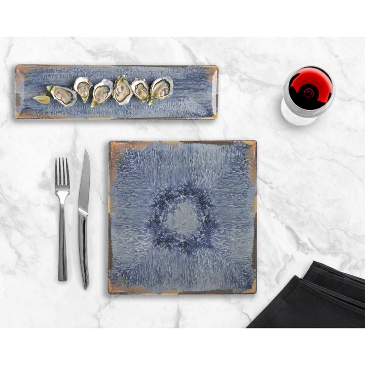 Plat à Gratin La Mediterránea Aelia Rectangulaire 25,3 x 15 x 2 cm (18 Unités)